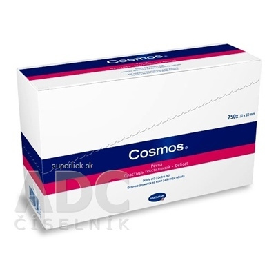 COSMOS Pevná (Strips) náplasti na rany 20x60 mm, 50x5 ks (250 ks), 4052199536187