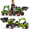 FALK Traktor s Přívěsem CLAAS Arion Backhoe LOPATA + Nakladač Od 2 Let