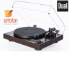 Dual CS 618Q + Ortofon QUINTET BRONZE Walnut (Audiofilský gramofónový prístroj pre náročných poslucháčov so vstavaným vypínateľným PHONO predzos. a MM prenoskou Ortofon)