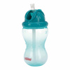 Nuby hrnček netečúci s mäkkým sklápacím slamkou a regulovateľným prietokom 360ml zelený