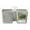 Kvetináč plast sivý Prosperplast 24,4 cm x 11 x 12 cm