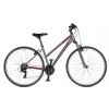 BICYKEL AUTHOR LINEA 2023/24 matná strieborná /ružová Veľkosť: 19
