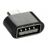 Adaptér micro USB OTG, čierny