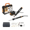 Multifunkčná sada WORX MakerX, 2 prístrojov WX988 obsahuje spájkovačku WX744, multifunkčný nástroj WX739.9 vrátane aku adaptéra HubX WA7161 20V a aku 2,0 Ah