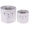 Home Styling Collection Koše sivé 2 ks HZ1990520