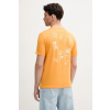Bavlnené tričko United Colors of Benetton 3BL0U10AF oranžová XXL