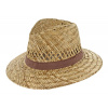 Pánsky klobúk Camberra, slama, veľkosť 56, prírodná, hnedá, G33620056