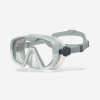 DECATHLON Nezahmlievajúca potápačská maska 100 Mono sivá M