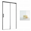 Sprchové dvere - Idea Black DWJ 100 P sprchové vybranie v saténe (Sprchové dvere - Idea Black DWJ 100 P sprchové vybranie v saténe)