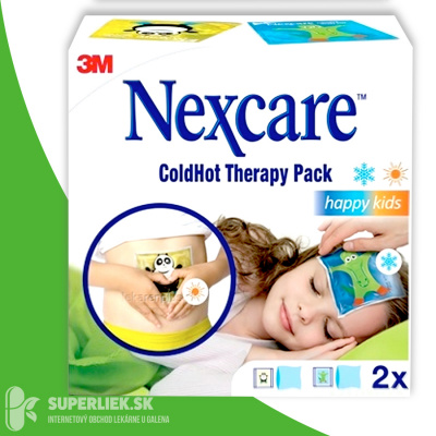 3M Nexcare ColdHot Therapy Pack Happy Kids vrecko, gélový obklad pre deti 1x2 ks, 5902658111945