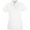 Fruit of the Loom Polokošile Lady-Fit Premium Polo, krátký rukáv, dámská COT16303000100-white Bílá XS