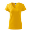MALFINI Tričko Dream 128, krátký rukáv, dámské MAL-1280415 L Žlutá