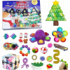 POP IT ADVENTNÝ KALENDÁR FIDGET HRAČKA,ANTISTRESOVÁ