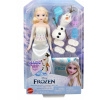 BÁBIKA ELSA S SNEHULIAKOM BIELE ŠATY FIGÚRKA OLAF A PIESOK PEČIATKY