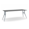 Rokovací kancelársky stôl WIDE, 200x80 cm, grafit