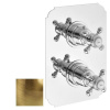 Sapho SASSARI podomietková sprchová termostat. batéria, 2 výstupy, bronz SPH SR392BR