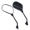 Universal Mirror Set Black Scooter 8mm (RHS Reverse Thread) Pair (MRU059) MRU059