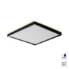Vonkajšie stropné svietidlo PREZENT CORDIA BLACK SQ 27313 vhodné do kúpeľne