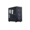 Cooler Master case Elite 502, Průhledná bočnice, ATX, 3x 120mm ARGB Fan, černá (E502-KGNN-S00)