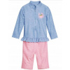 Detské plavky - Playshoes Suit 74 Blue, Pink (Playshoes plaviek dievčatá 74/80 ZGB)