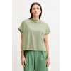 Bavlnené tričko United Colors of Benetton dámske, zelená farba, 3096D1071 XS