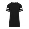 Build Your Brand Pánske dlhé tričko Stripe Jersey BY032 MulticolouČervená Čierna/Biela S