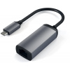 Sieťová karta Satechi Aluminium Type-C to Ethernet adaptér - Space Gray (ST-TCENM)