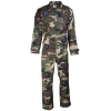 Mil-tec Flight overall detská kombinéza s nášivkami, woodland - 3XL(182/188)