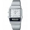 Strieborné hodinky Casio Vintage AQ-800E-7AEF stopky