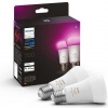 Philips SADA 2x LED Stmievateľná žiarovka Ph ilips Hue WACA A60 E27/6,5W/230V 2000-6500K P4647