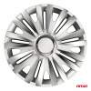 VERSACO s.r.o. Puklice Royal 14” strieborná sada 4ks COLOR BOX 5257
