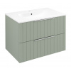 Sapho Sapho, CIRASA umývadlová skrinka 69,8x52x46cm, verde strip, CR701-4444S