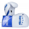 TOP TEN Boxing gloves “Pro MX” - 10 oz, red-green Color: White - Blue, Gloves weight: 10 oz, Gloves cut: Standard