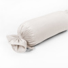 Biante Zamatový vankúš valec bonbon Velvet Prémium SVP-024 Krémovo biely 15x100 cm