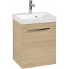 VILLEROY & BOCH Avento závesná skrinka pod umývadlo, 1 dvierka, pánty vľavo, 430 x 352 x 514 mm, Nordic Oak, A88700VJ