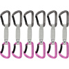 MAMMUT Workhorse Keylock 17 cm 6-Pack Quickdraws grey-pink