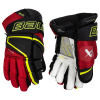Rukavice Bauer Vapor Hyperlite Sr Farba: Vapor (čierno-červeno-neon), Veľkosť rukavice: 14