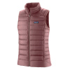 Dámska vesta Patagonia DOWN SWEATER VEST - tmavo ružová S