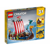 LEGO Creator 3 v 1 31132 Námorná Loď Vikingov a had z Midgardu
