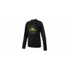 SENSOR MERINO DF TERRITORY dětské triko dl.rukáv černá 100