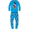 Mickey Mouse - licencia Chlapčenské velúrové pyžamo - Mickey Mouse 5204B908, tyrkysová Farba: Modrá, Veľkosť: 104