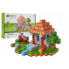 MAGNETICKÉ 3D STAVEBNÉ BLOKY v štýle MINECRAFT - KONŠTRUKČNÁ SÚPRAVA 100 DIELOV