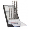 Bosch Príslušenstvo - 5-dielna súprava vrtákov SDS Plus-5 2607019927