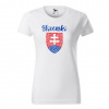 Vtipné tričko Slovensko znak d.n. Farba: Biela, Veľkosť: L