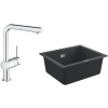 Set kuchynská batéria Grohe Minta 30274000, granitový drez Grohe K700 31654AP0