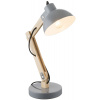 Globo Lighting Tongariro stolová lampa 1x40 W sivá-drevo 21503
