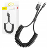 Baseus CALSR-01 Fish Eye Spring dátový USB / Lightning, 2A, 1m, černý