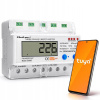 Qoltec trojfázový merač spotreby energie TUYA WiFi 400V DIN LCD SMART