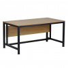 Tempo Kondela Písací stôl, dub/čierna, 120x80 cm, KILIS NEW