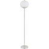 Globo Lighting Blacky I stojaca lampa 1x60 W biela-niklová 15345SNO
